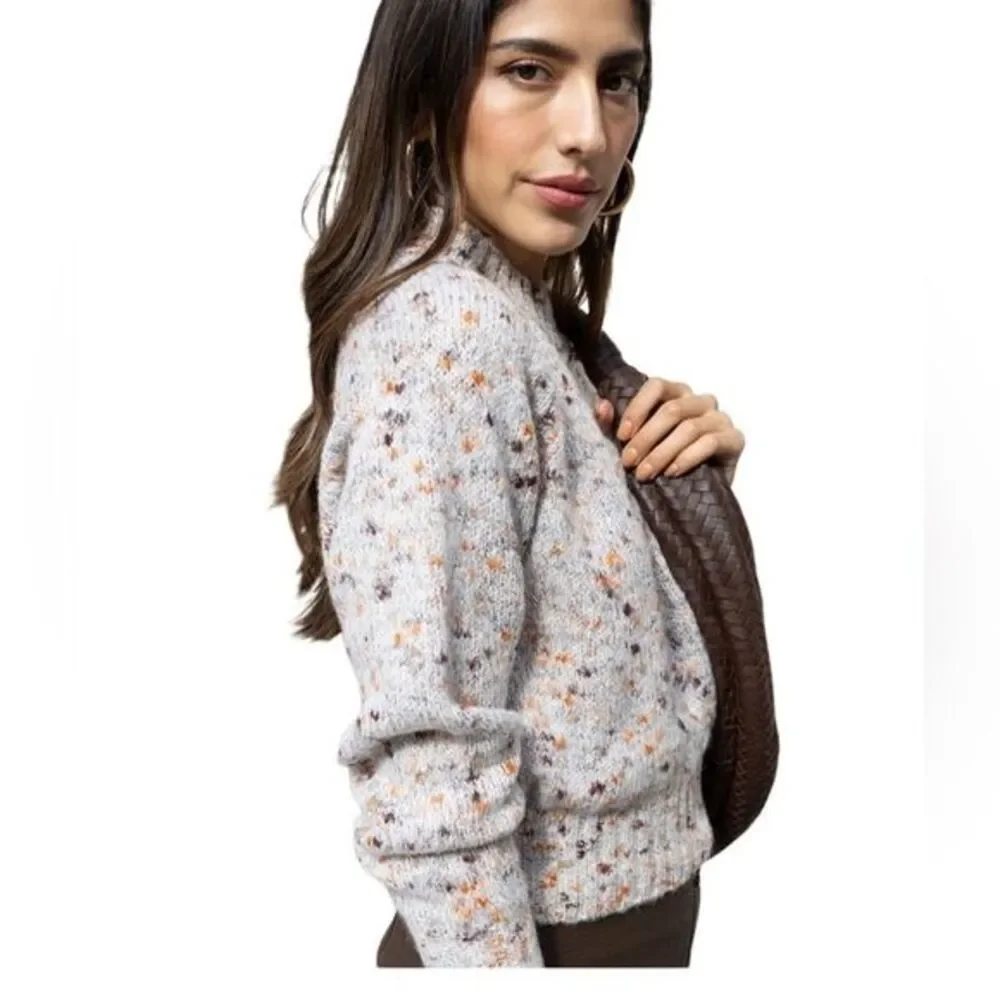 Steve‎ Madden Jillian Sweater Size XL Wool Alpaca Blend Grey Marl Preppy NWT